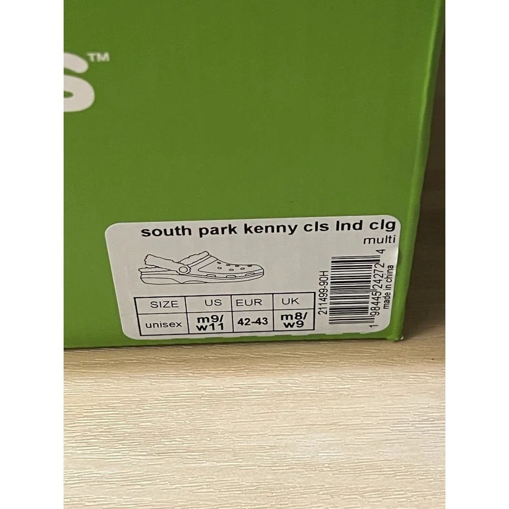 Crocs x South Park Kenny Classic Lined Clogs Adult Shoe Men's Size 9, Womens 11